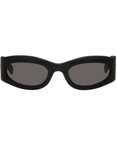 mcq black oval sunglasses|mcq sunglasses men's.